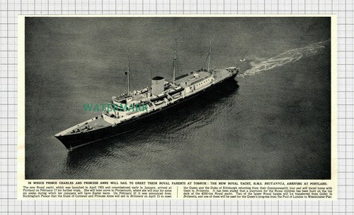 C2473) HMS BRITANNIA Royal Yacht - 1954 Clip
