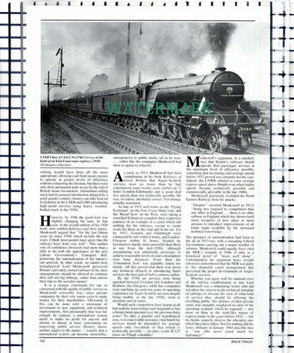 Lord Monkswell Robert Alfred Collier Railway Author - 1995 Article