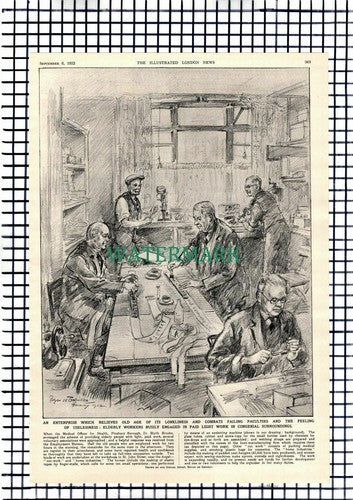 Dr Blyth Brooke Finsbury Council Elderly Work Scheme I Gwynne  - 1952 Article