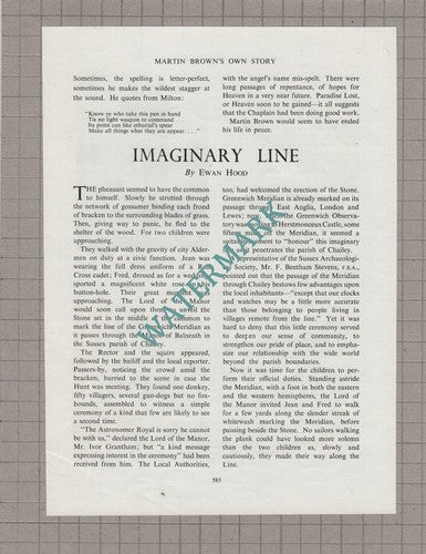 Martin Brown David Baldey Murder Lewes Gaol Sussex -  1954 Article