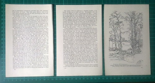 Thomas Hennell Artist Writer - 1950s SMALL Article / Print