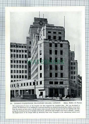 (8676) Arnos Grove Station London Passenger Transport Board  - c.1945 Book Print
