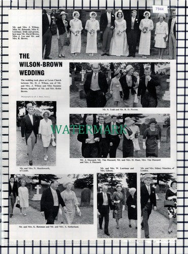 (7944) Suzanne Brown Wilson Leven Church Huzzard Pexton  -  1965 Cutting