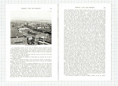 Bombay  India GW Forrest Girgamu  - 1897 Article