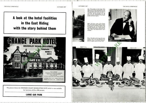 Grange Park Hotel Willerby Hull Ted Every - 1967 Article