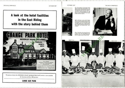 Grange Park Hotel Willerby Hull Ted Every - 1967 Article