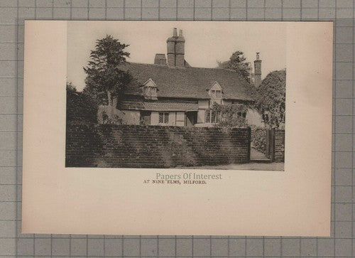 C4534) Nine Elms Milford Surrey House - 1908 Clip