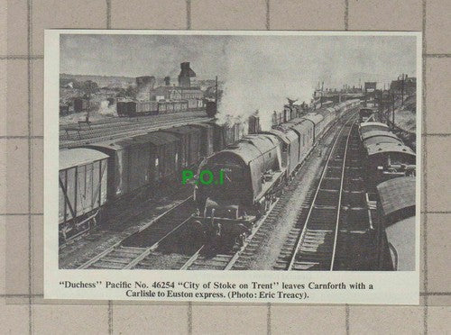 C2145) Duchess Pacific 46254 City of Stoke on Trent Carnforth - 1979 Clip SMALL