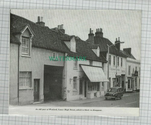 C1963) Lower High Street Watford Hertfordshire - 1962 Clip