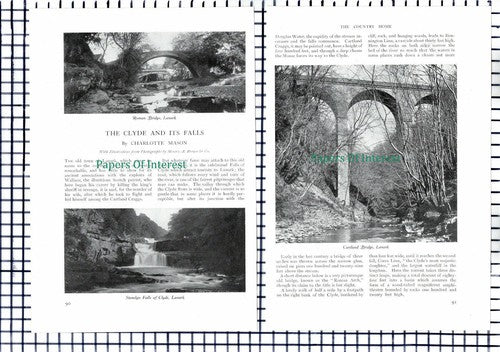 (6837) Lanark River Clyde  - c.1912 Article