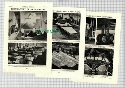(8705) The De Havilland Aircraft Company Aeroplane  -  c.1950's Article