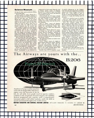 (6785) Science Museum London New Gallery  - 1963 Article