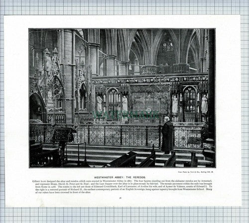 X1901) Westminster Abbey London / Crystal Palace Temperance - c.1900 Book Print