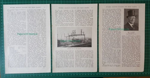 Hull Paragon Railway Station Mr R Ritchie   - 1930 Article