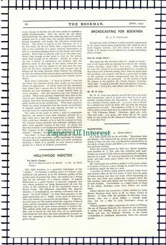 X1336) Rene Clair French Filmmaker - 1932 Article