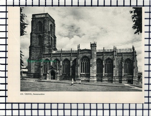 C6100) Yeovil Church Somerset  - 1950s Cutting