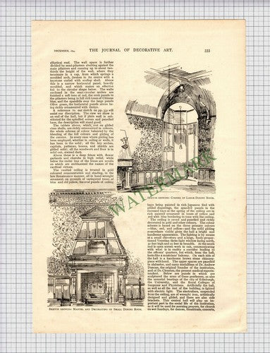 New CRAIG House Asylum Edinburgh James Clark - 1894 Article
