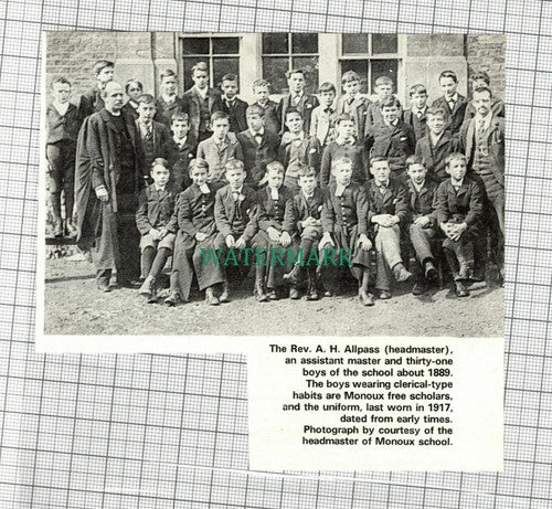C2130) Monoux School Essex Rev A H Allpass - 1971 Clip