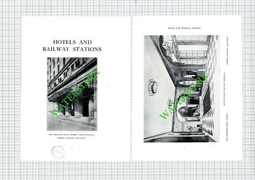 The Gresham Hotel Dublin Robert Atkinson Architect  - 1928 Article