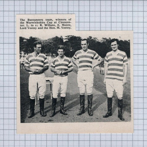 (5493)  Buccaneers Team R Willans E Moore Lord Vesty Cirencester - 1969 Clip