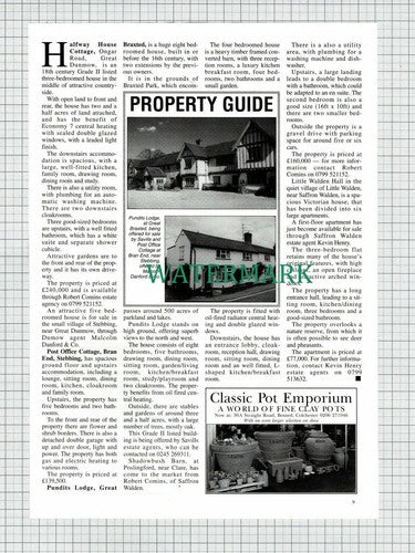 (6665) Post Office Cottage Bran End Stebbing Pundits Lodge Great Braxted - 1994