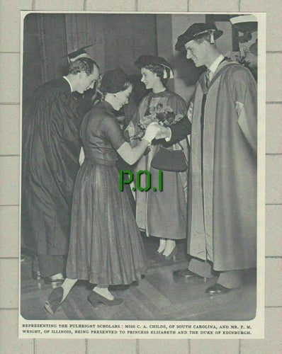 (5221) Fulbright Scholars C A Childs South Carolina  F M Wright Illinois  1951