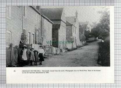 C7640) Gringley On The Hill Horsewells  High Street -  Cutting