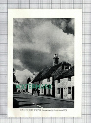 (6572) Battle Sussex  - 1954 Cutting