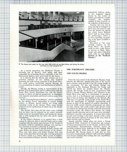 (6372) The Northcott Theatre Exeter - c.1968 Article