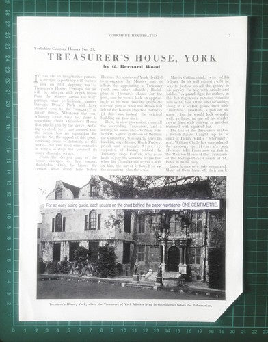 (6017) Treasurer's House York  - 1951 Article
