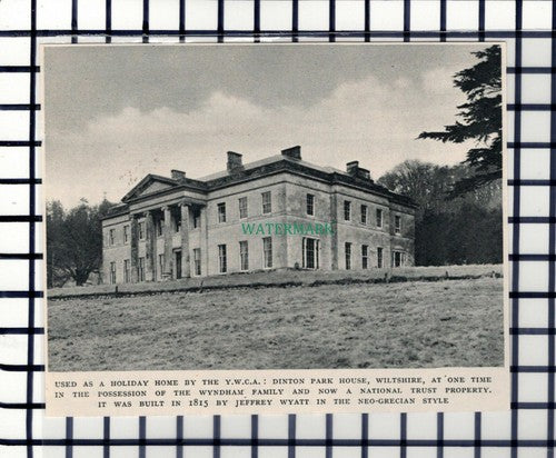 C6339) Dinton Park House Wiltshire  - 1950  Cutting