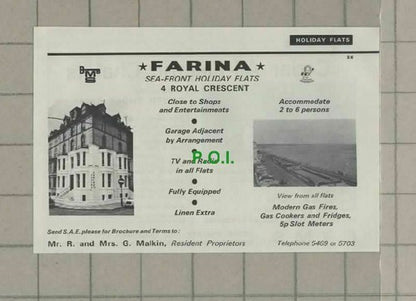 C2008) Bridlington Holiday Flats Cedar Chalets / Farina Malkin - 1973 Clip