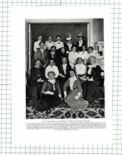 (174) International Gathering Woman Suffrage Workers  MacMillan Fawcett   c.1920
