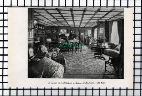 C6766) Bishopsgate Cottage - 1909 Cutting