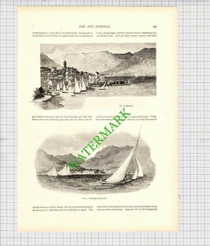 River Clyde Robert Walker  - Three Part Article From 1891