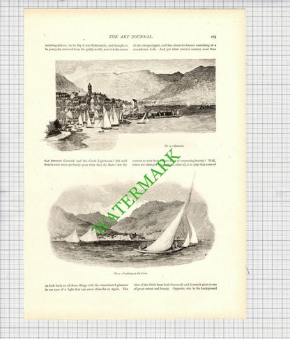 River Clyde Robert Walker  - Three Part Article From 1891