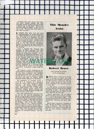 C7188) Dick James R Gregson Grassington - 1965 Small Article