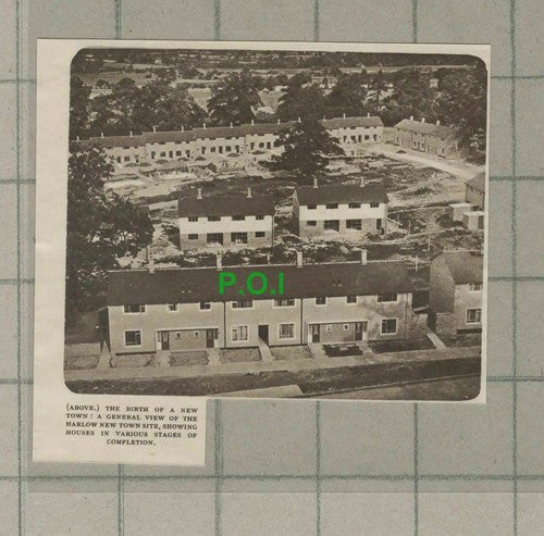 C1973) Harlow New Town Site - 1951 Clip
