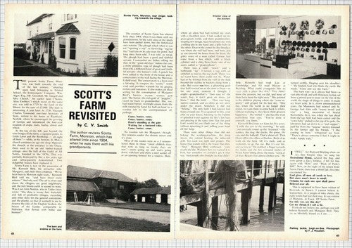 Scotts Farm Moreton Essex Kenneth Margaret Bird C V Smith - 1974 Article