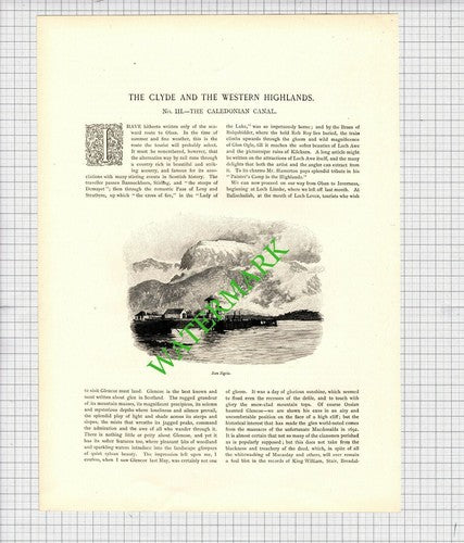 River Clyde Robert Walker  - Three Part Article From 1891