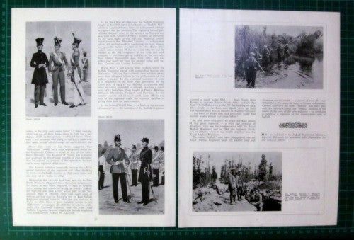 X1134) Swede Bashers 12th Regiment of Foot The Suffolks - 1960s 3-PART Article