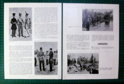 X1134) Swede Bashers 12th Regiment of Foot The Suffolks - 1960s 3-PART Article