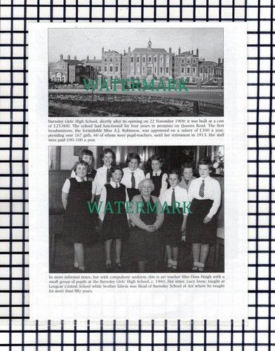 (7631) Barnsley Girls High School Miss Dora Haigh - Cutting
