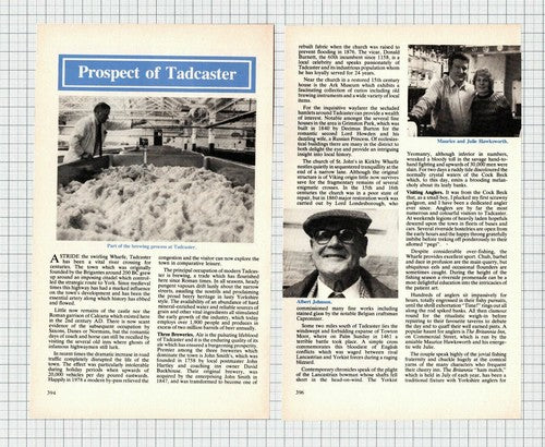 Tadcaster Breweries Albert Johnson Maurice Hawksworth Britannia Inn 1984 Article