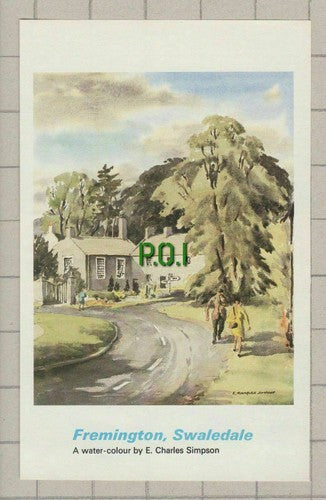 (5512) Fremington Swaledale Scene  Charles Simpson - 1979 Paper Cutting