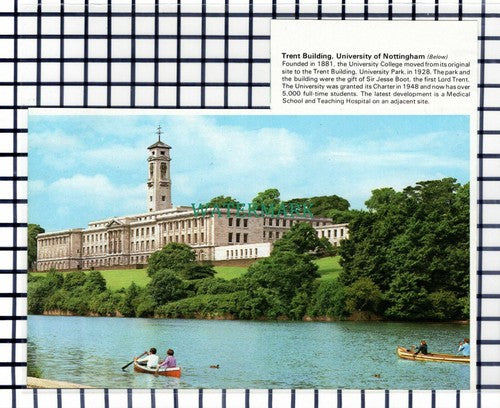 C6923) Trent Building University Of Nottingham - 1970s Cutting