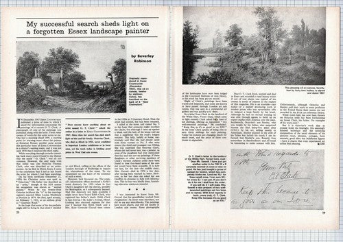 (5630) O T Clark Ilford  Essex Artist  Beverley Robinson  - 1972