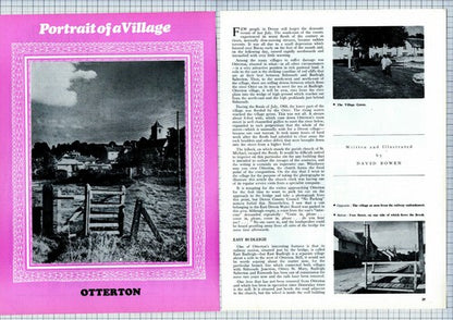 (6248) Otterton Devon David Bowen - 1969 Article