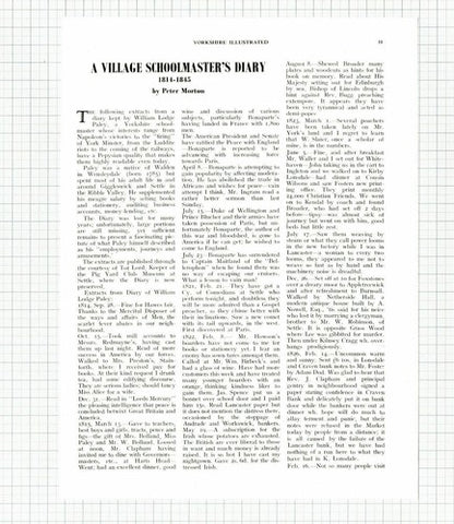 (6007) William Lodge Paley Yorkshire Schoolmaster  - 1952 Article