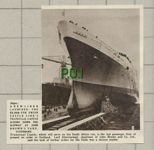 The Skimmer  Hovercraft D Robertson  - 1961 Small News Clipping